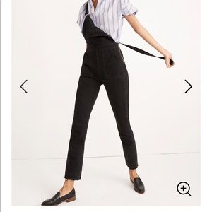 Madewell skinny overalls in lunar wash